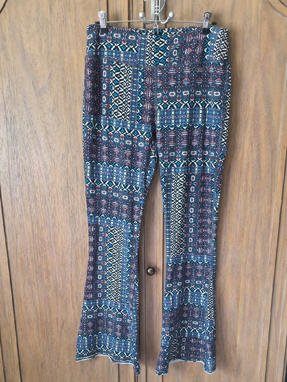Prana Printed Yoga Pants, Size L